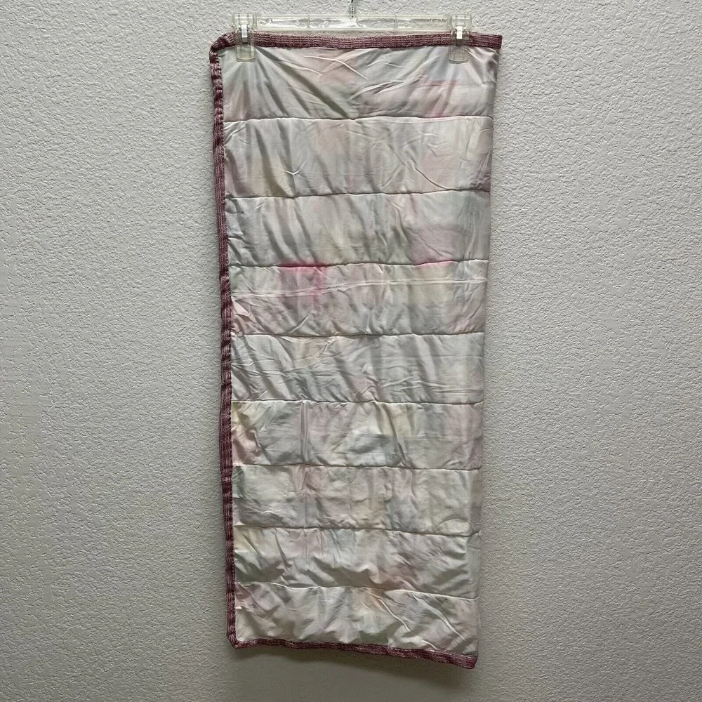 Vintage Quilt Mixed Fabrics Quilted 35